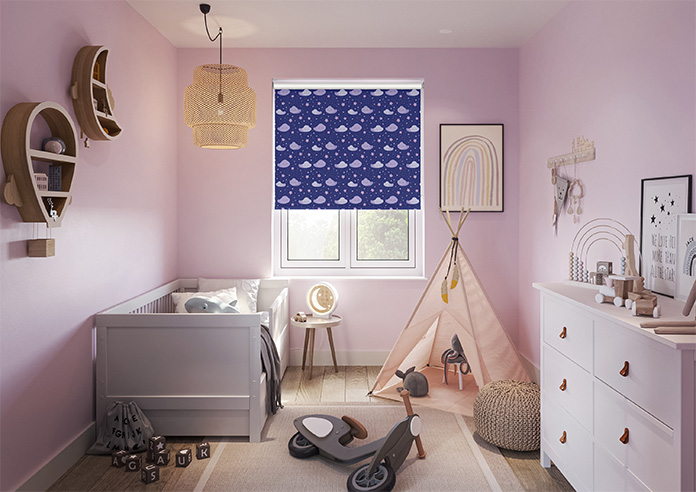 Starry Night, Purple Dream - Roller Blind - Image 8
